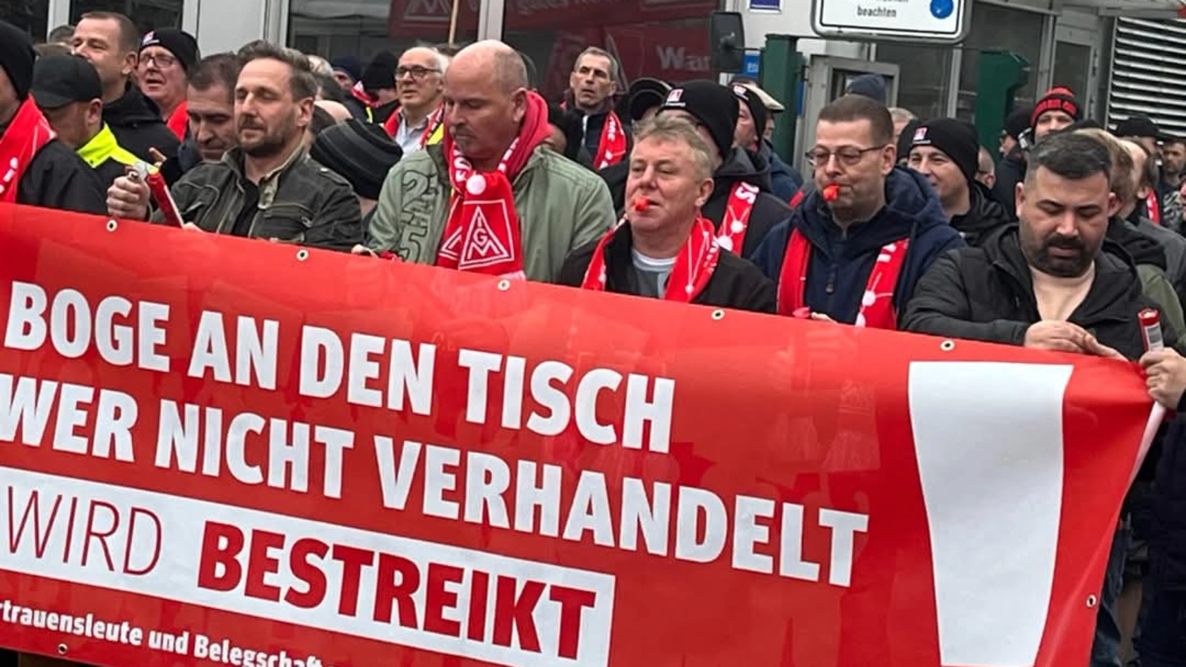 Boge Elastmetall Simmern Warnstreik
