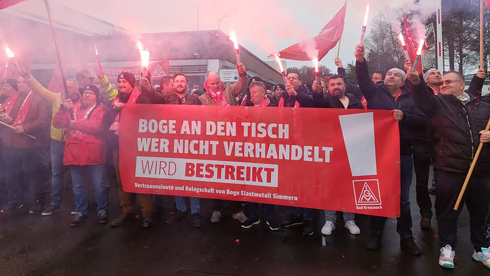 Boge Elastmetall Simmern - Geschäftsführung muss an den Verhandlungstisch