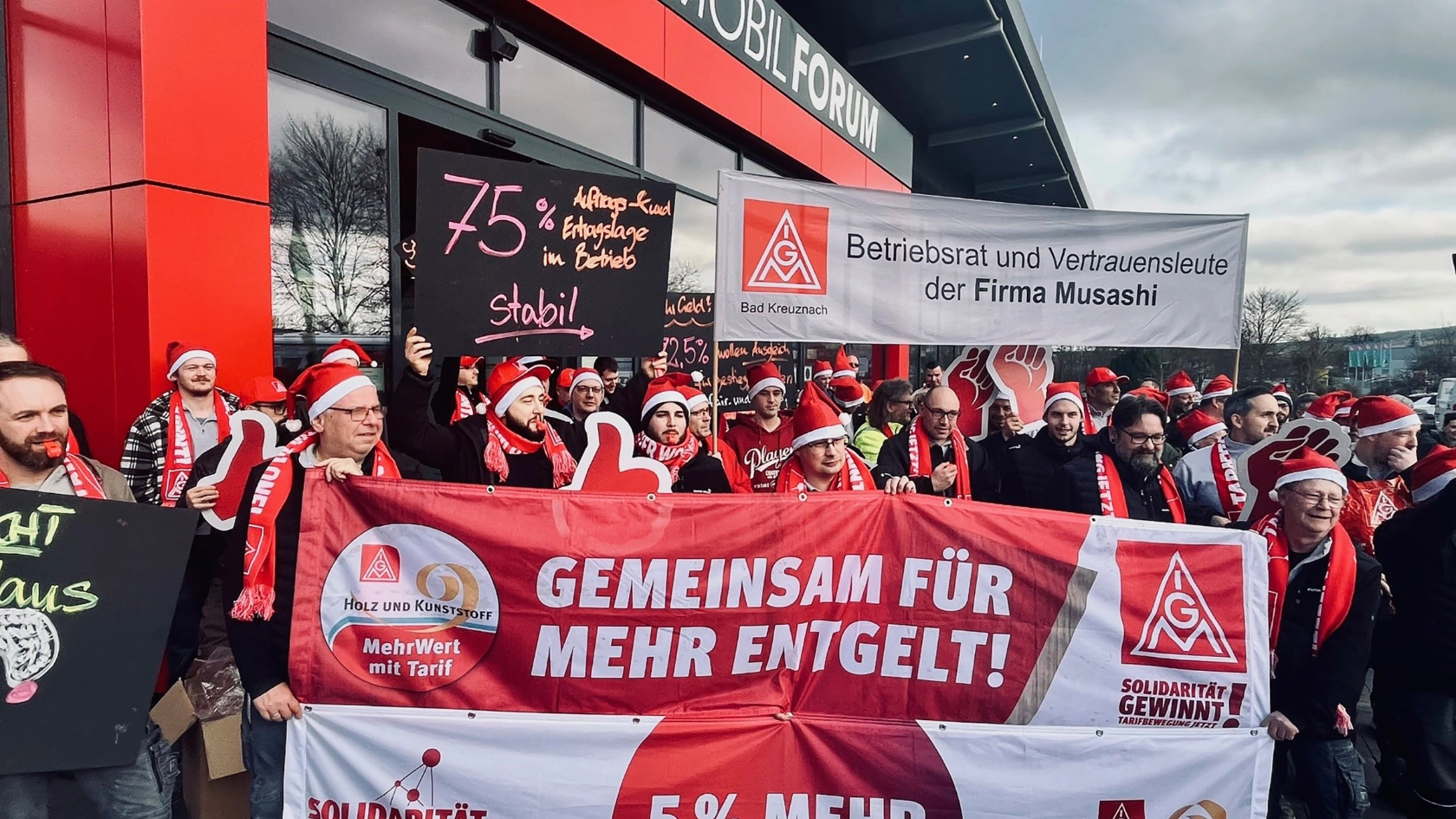 Warnstreik Eura Mobil