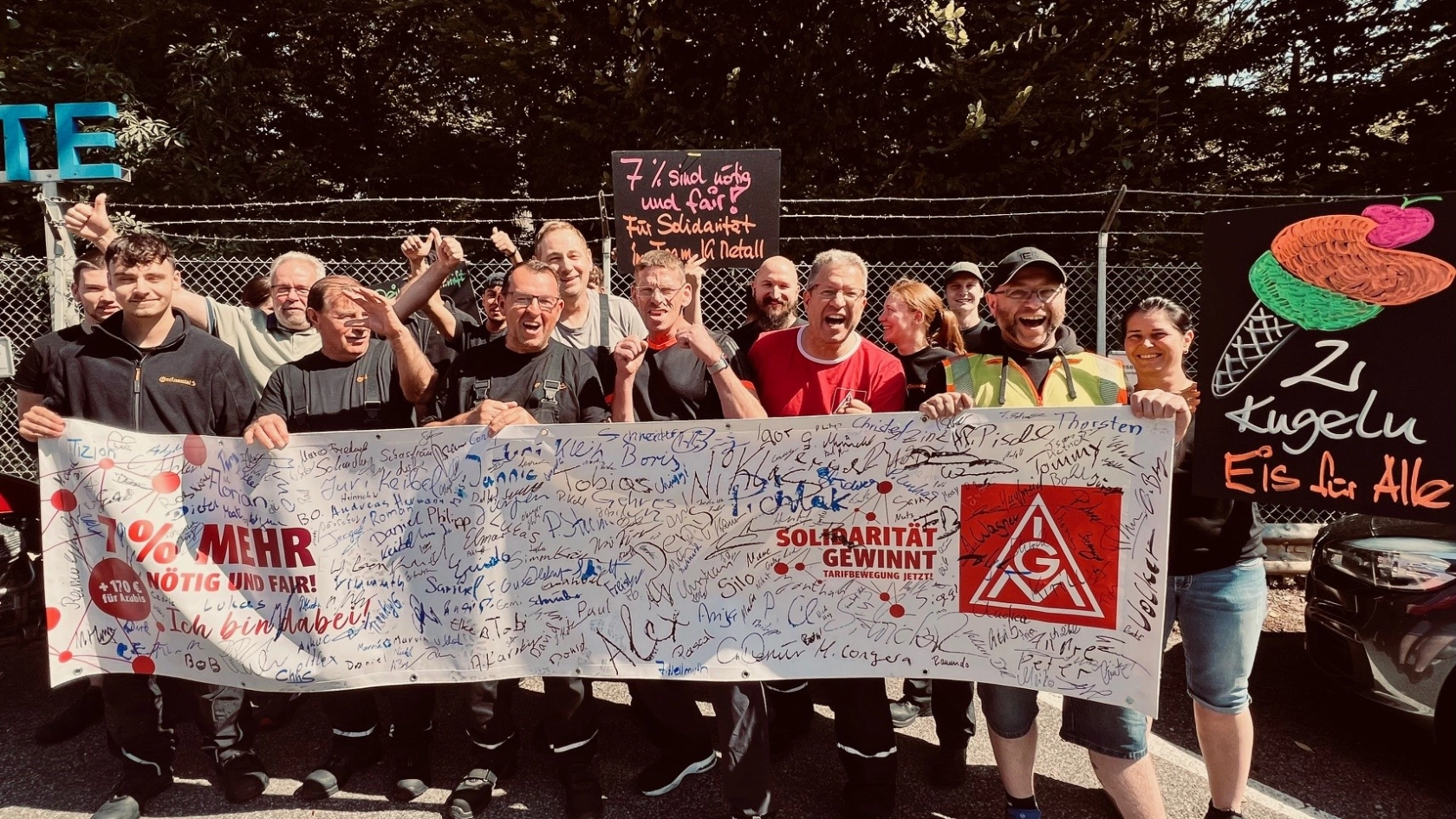 Tarifbewegung Metall- und Elektroindustrie 2024 - Postkartenaktion