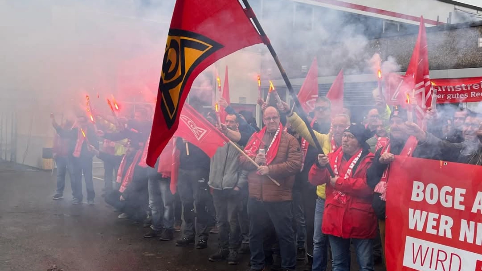 Boge Elastmetall Simmern Warnstreik
