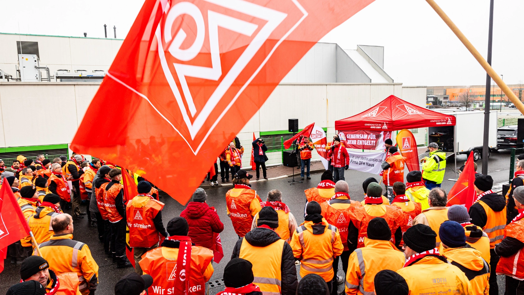Warnstreik bei DFH in Simmern
