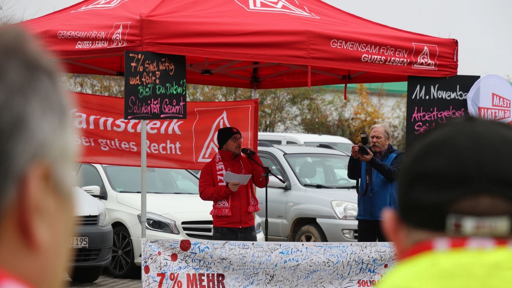 Tarifrunde Metall- und Elektroindustrie - 2. Warnstreikwoche