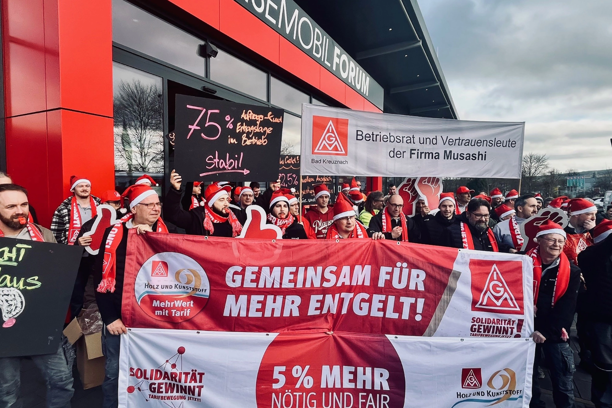 Warnstreik Eura Mobil
