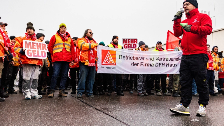 Warnstreik bei DFH in Simmern