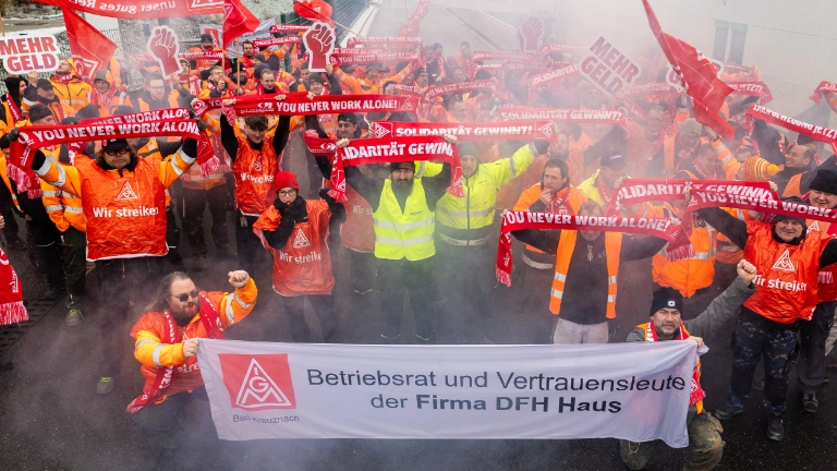 Warnstreik bei DFH in Simmern