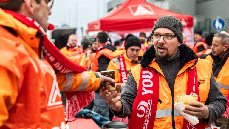 Warnstreik bei DFH in Simmern
