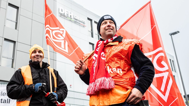 Warnstreik bei DFH in Simmern