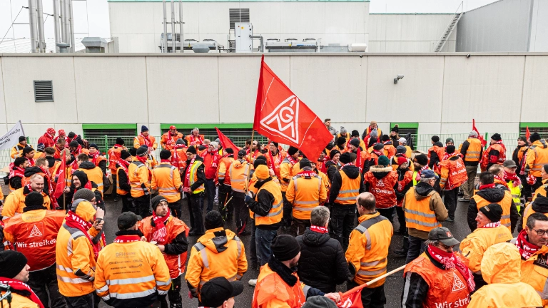 Warnstreik bei DFH in Simmern