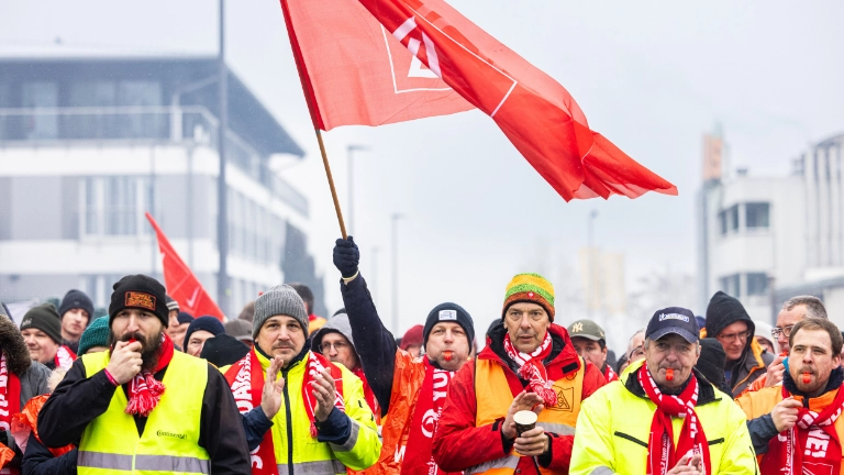 Warnstreik bei DFH in Simmern