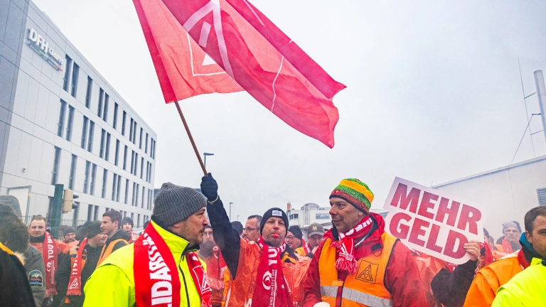Warnstreik bei DFH in Simmern