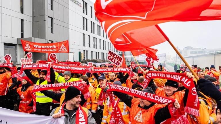 Warnstreik bei DFH in Simmern
