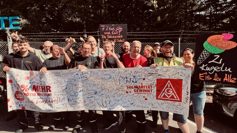 Tarifbewegung Metall- und Elektroindustrie 2024 - Postkartenaktion