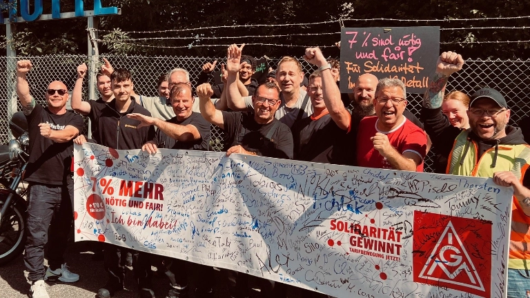 Tarifbewegung Metall- und Elektroindustrie 2024 - Postkartenaktion