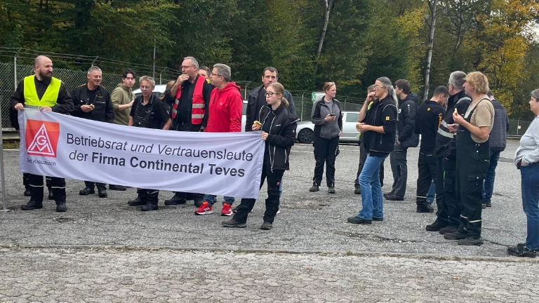 Verhandlungsbegleitende Aktion in den Betrieben